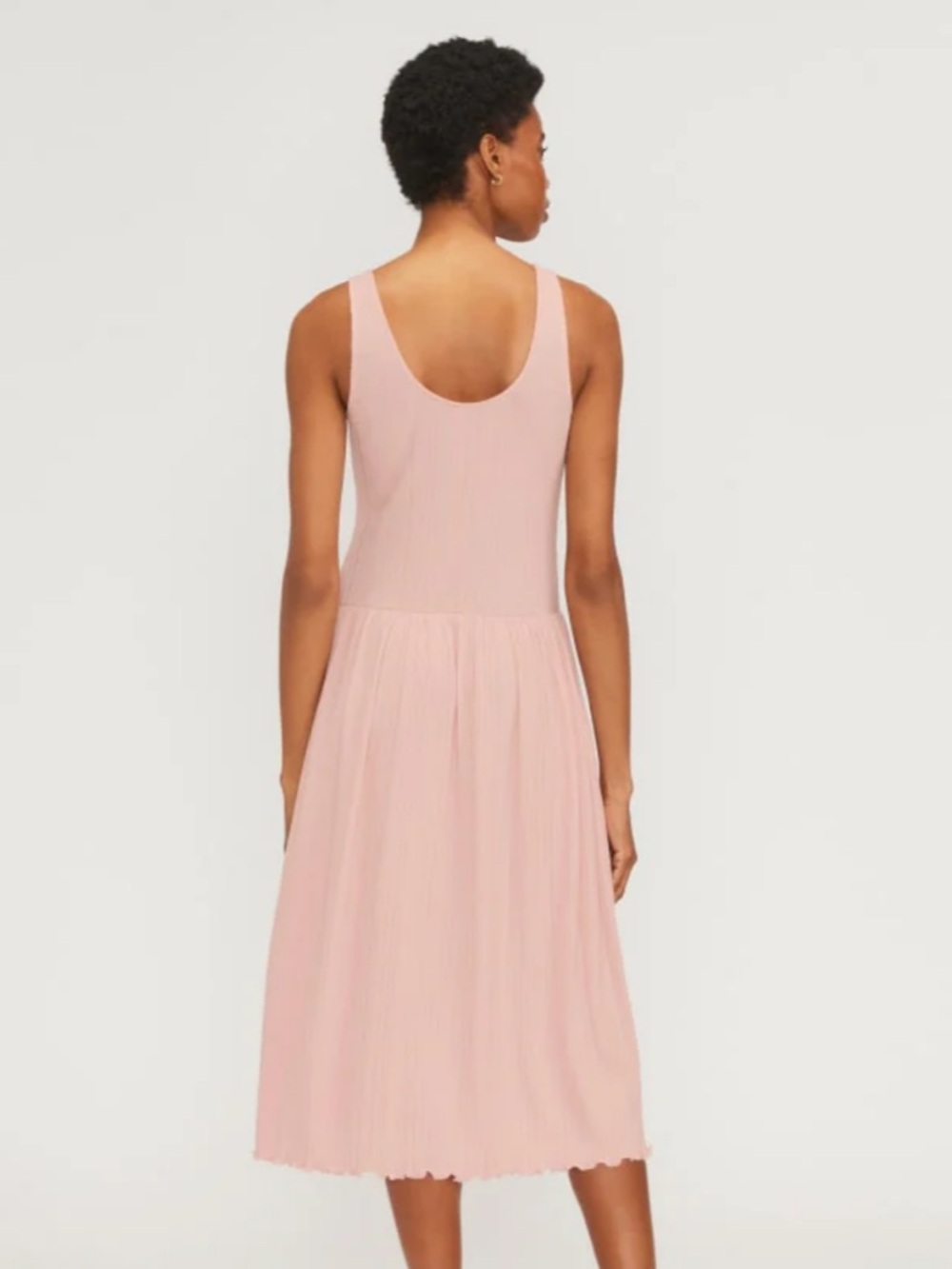 Everlane The Rib Soft Knit Scoop-Neck Dress - Picture 2 of 13